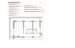 Apartament open space 3 camere 104.19 mp în ansamblu cu 0% Comision la Achiziție