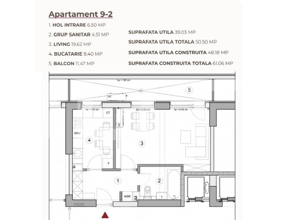 Garsonieră de vânzare Calea Severinului - 194940AV | BLITZ Craiova | Poza1