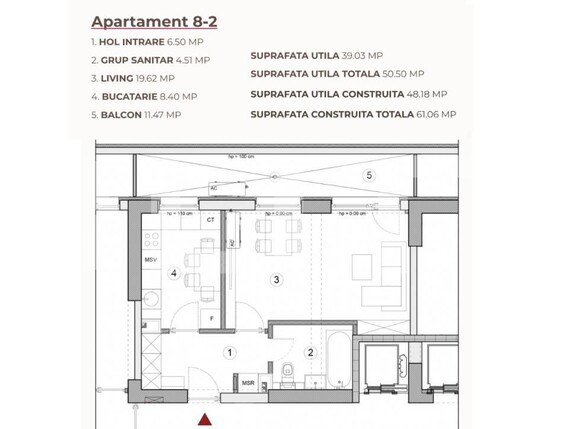 Garsonieră de vânzare Calea Severinului - 194941AV | BLITZ Craiova | Poza3