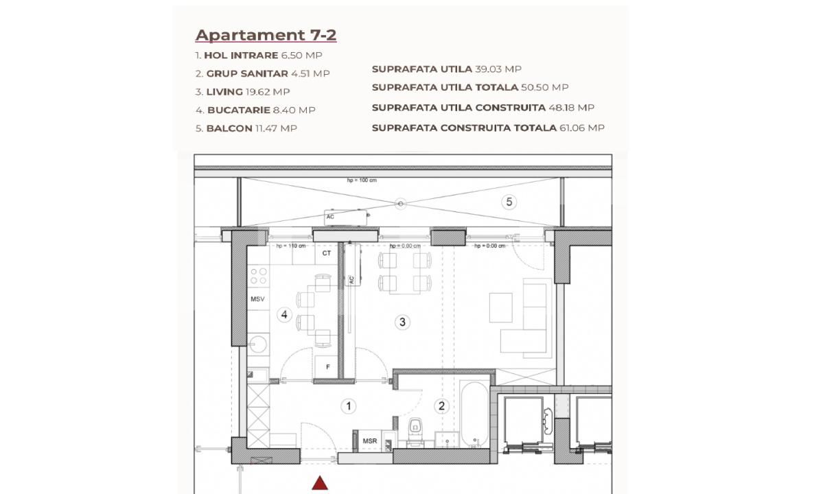 Garsonieră de vânzare Calea Severinului - 194942AV | BLITZ Craiova | Poza2