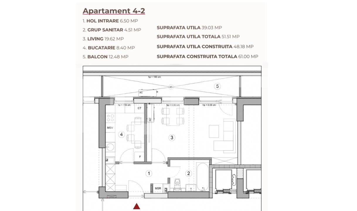 Garsonieră de vânzare Calea Severinului - 194945AV | BLITZ Craiova | Poza3