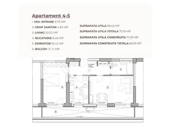 Apartament de vânzare 2 camere Calea Severinului - 195257AV | BLITZ Craiova | Poza3