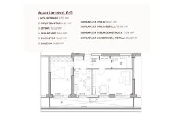 Apartament 2 camere, 75.08 mp, ansamblu 0% Comision Achiziție, Calea Severinului