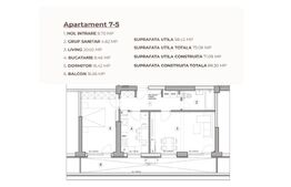 Apartament 2 camere, 75.08 mp, ansamblu 0% Comision Achiziție, Calea Severinului