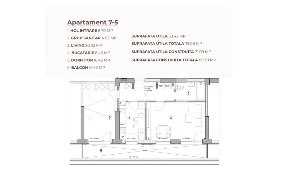 Apartament de vânzare 2 camere Calea Severinului - 195279AV | BLITZ Craiova | Poza3