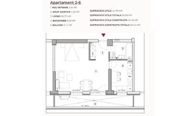 Studio, 56.89 mp, ansamblu cu 0% Comision la Achiziție, zona Calea Severinului