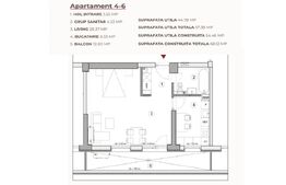 Studio, 57.38 mp, ansamblu cu 0% Comision la Achiziție, zona Calea Severinului 