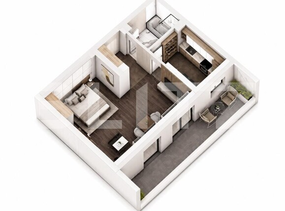 Garsonieră de vânzare Calea Severinului - 195294AV | BLITZ Craiova | Poza1