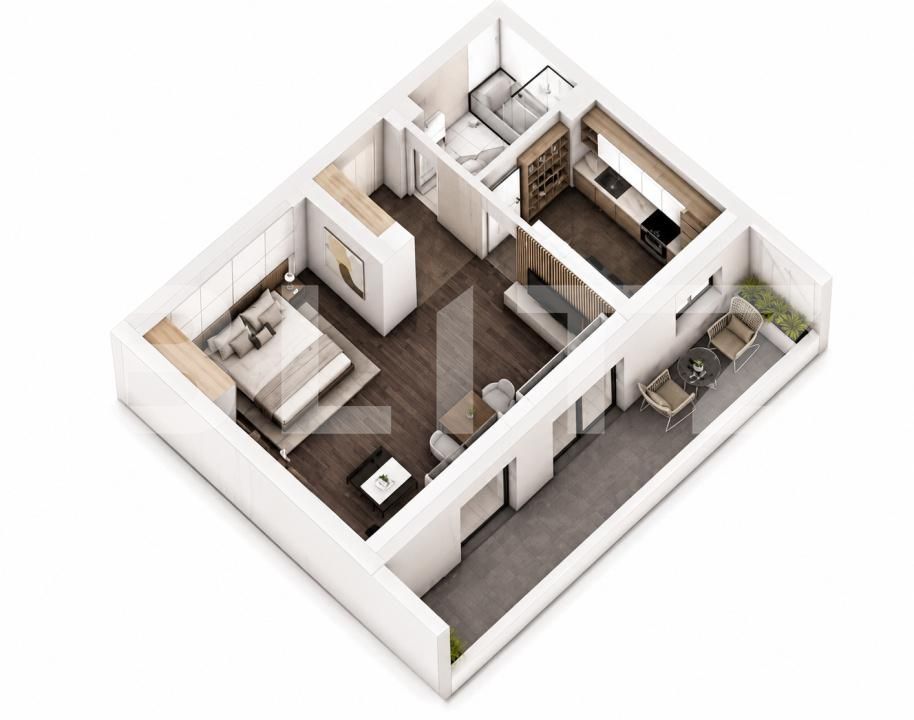 Garsonieră de vânzare Calea Severinului - 195295AV | BLITZ Craiova | Poza3