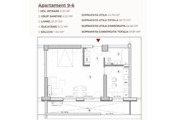 Studio, 56.72 mp, ansamblu cu 0% Comision la Achiziție, zona Calea Severinului