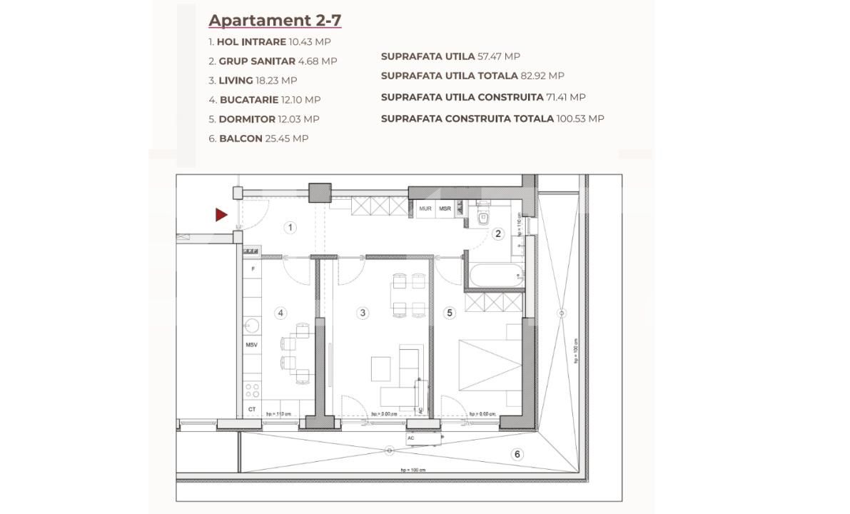 Apartament de vânzare 2 camere Calea Severinului - 195419AV | BLITZ Craiova | Poza3