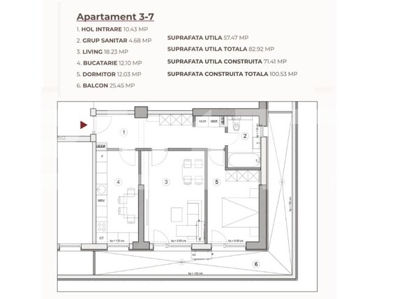 Apartament de vânzare 2 camere Calea Severinului - 195420AV | BLITZ Craiova | Poza3
