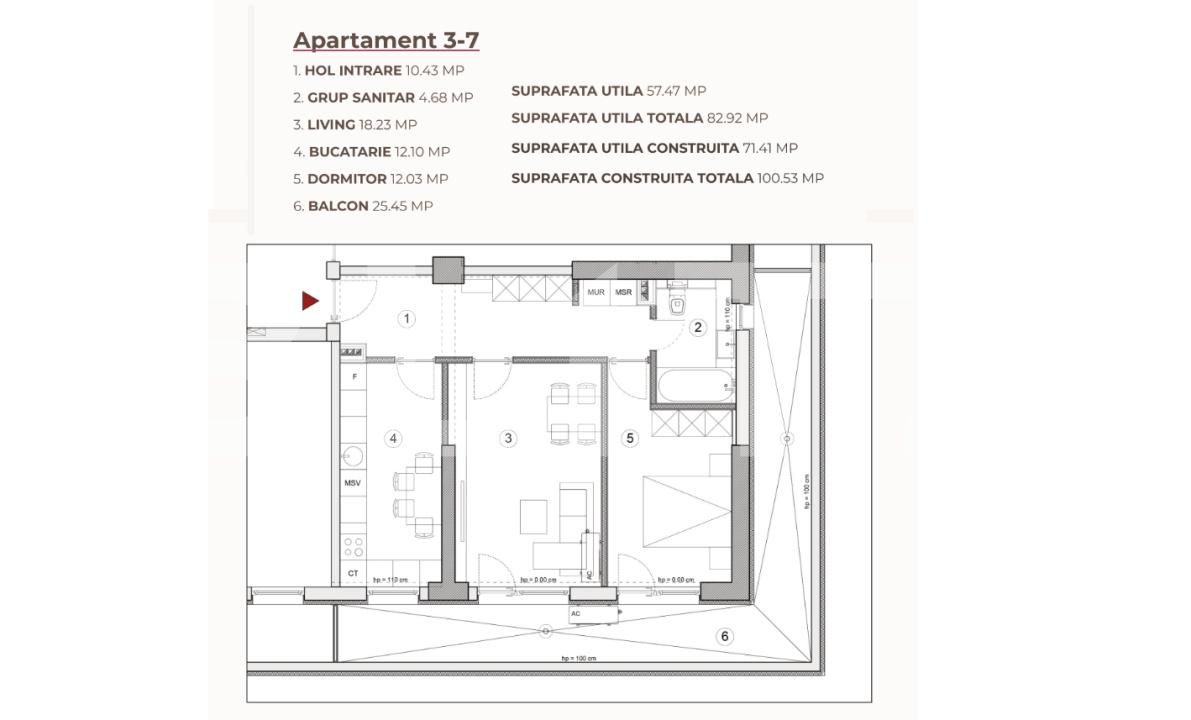 Apartament de vânzare 2 camere Calea Severinului - 195420AV | BLITZ Craiova | Poza3