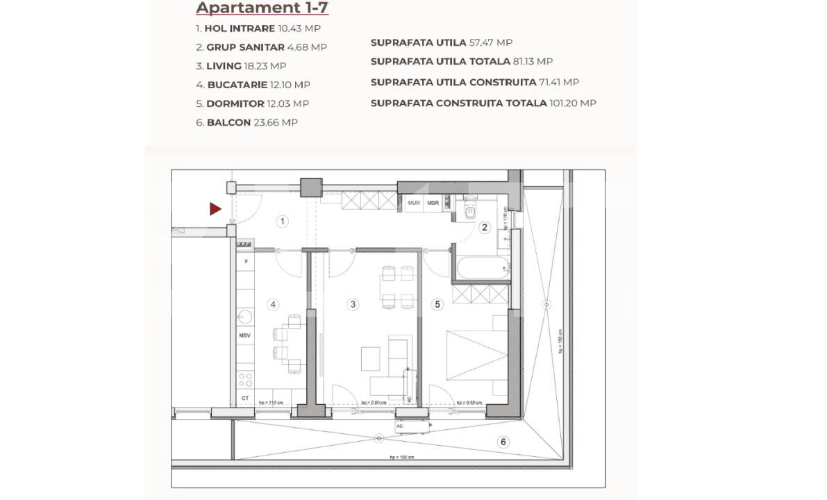 Apartament de vânzare 2 camere Calea Severinului - 195421AV | BLITZ Craiova | Poza2