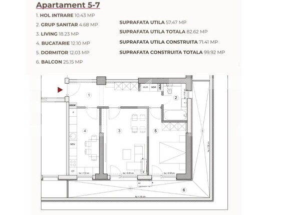 Apartament de vânzare 2 camere Calea Severinului - 195428AV | BLITZ Craiova | Poza2
