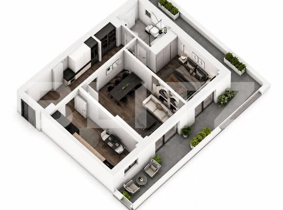 Apartament de vânzare 2 camere Calea Severinului - 195429AV | BLITZ Craiova | Poza3