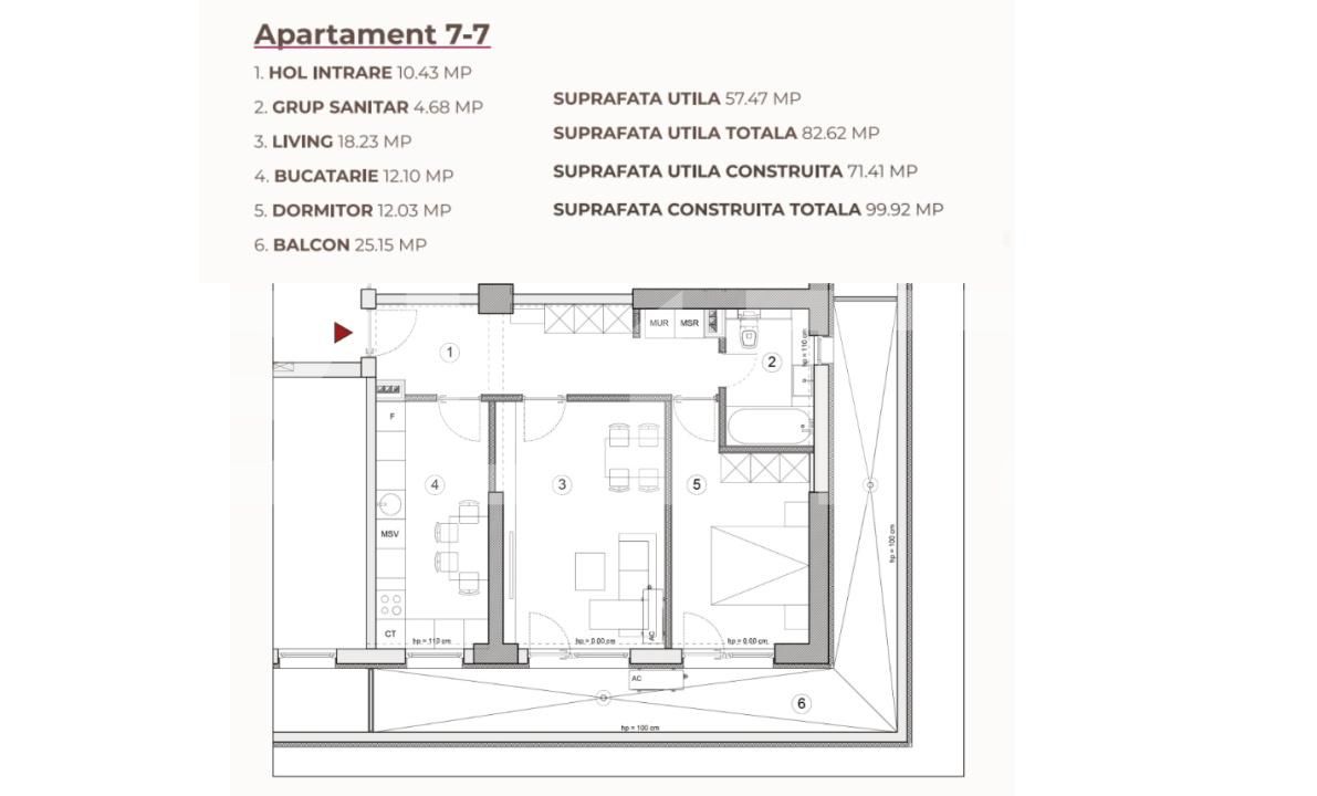 Apartament de vânzare 2 camere Calea Severinului - 195430AV | BLITZ Craiova | Poza2