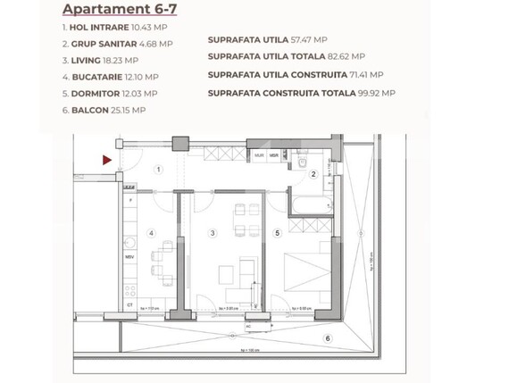 Apartament de vânzare 2 camere Calea Severinului - 195431AV | BLITZ Craiova | Poza2