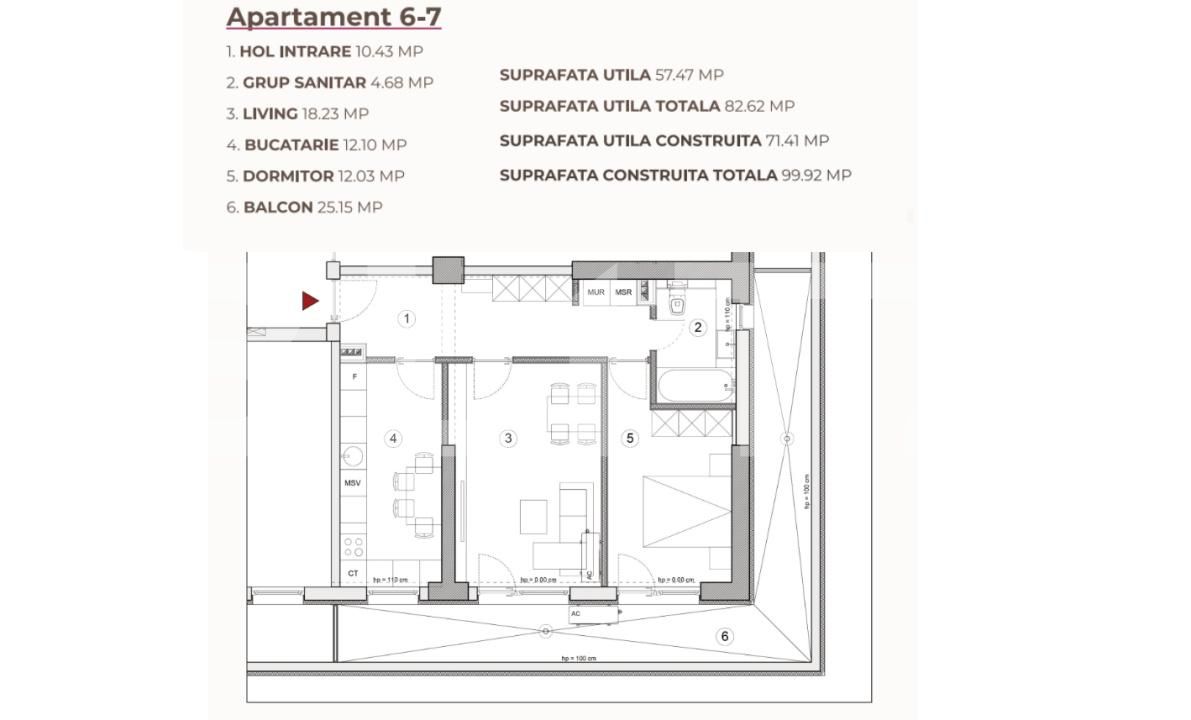 Apartament de vânzare 2 camere Calea Severinului - 195431AV | BLITZ Craiova | Poza2