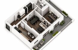 Apartament 2 camere, 82.62 mp, ansamblu 0% Comision Achiziție, Calea Severinului