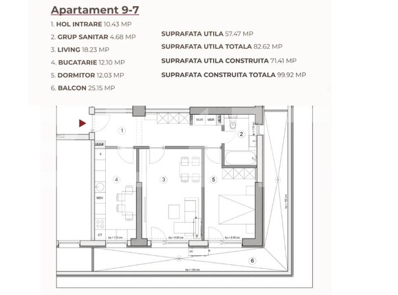 Apartament de vânzare 2 camere Calea Severinului - 195432AV | BLITZ Craiova | Poza2