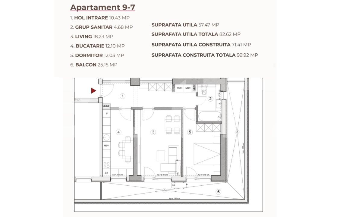 Apartament de vânzare 2 camere Calea Severinului - 195432AV | BLITZ Craiova | Poza2