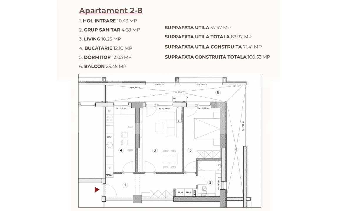 Apartament de vânzare 2 camere Calea Severinului - 195435AV | BLITZ Craiova | Poza2