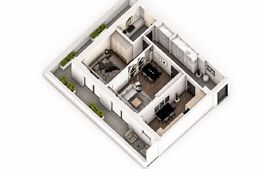 Apartament 2 camere, 81.13 mp, ansamblu 0% Comision Achiziție, Calea Severinului