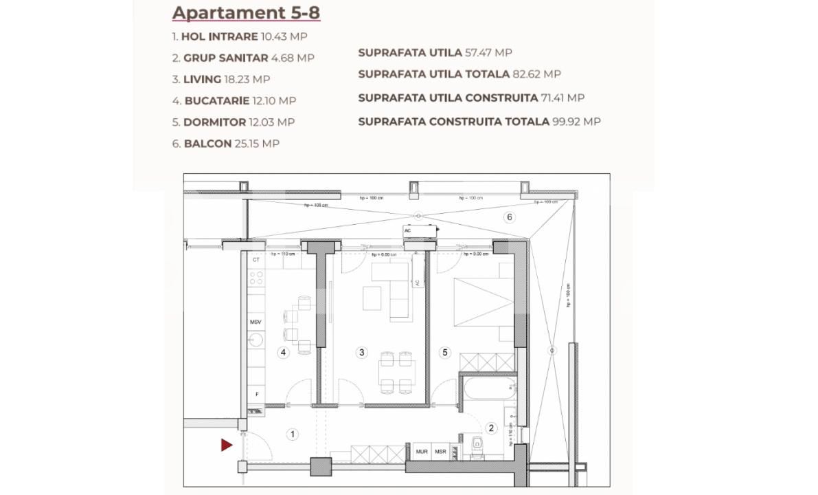 Apartament de vânzare 2 camere Calea Severinului - 195441AV | BLITZ Craiova | Poza2