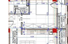 Studio 2 camere open space, 46.30 mp, zona Damila