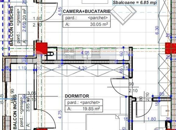 Apartament de vânzare 2 camere Exterior Sud - 196495AV | BLITZ Craiova | Poza1