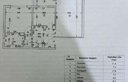 Apartament 2 camere, centrala si AC, zona Rond cartier Rovine