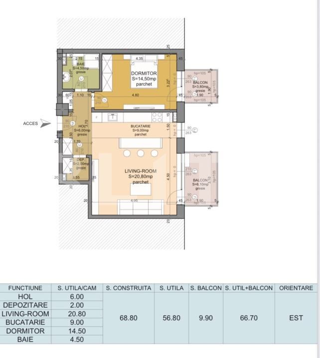 Apartament de vânzare 2 camere Sarari - 201747AV | BLITZ Craiova | Poza6