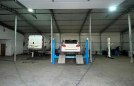 Service auto complet echipat de închiriat, 400 mp, Parcare generoasă