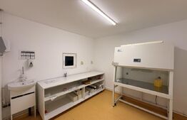 Depozit farmaceutic cu laborator analize 269 mp, curte 1.845mp, zona Cârcea