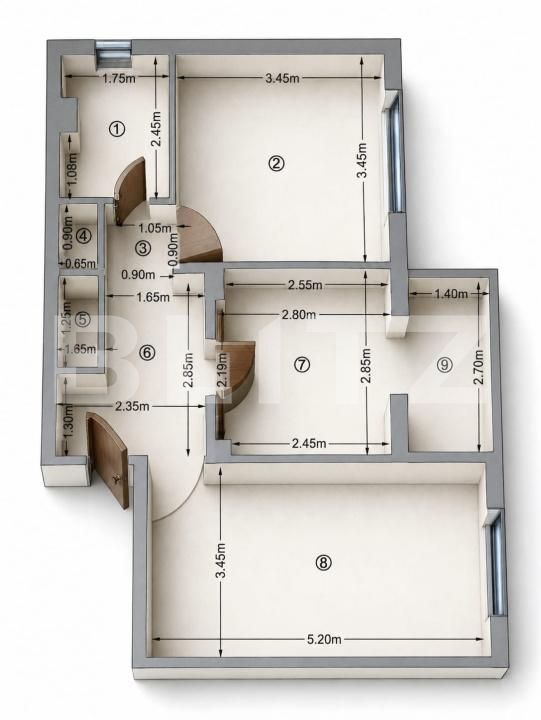 Apartament de vânzare 2 camere Rovine - 204203AV | BLITZ Craiova | Poza8