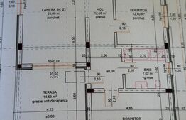 Casa la rosu, 108 mp, teren 1317.14 mp, zona Pielești