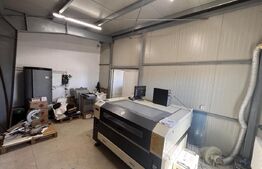 Hală industrială 390.17mp, teren 2.045 mp, afacere tipografie la cheie
