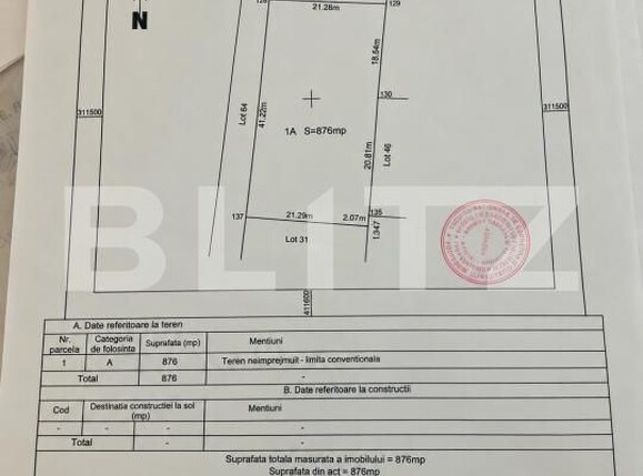 Teren de vânzare Carcea  - 205496TV | BLITZ Craiova | Poza1