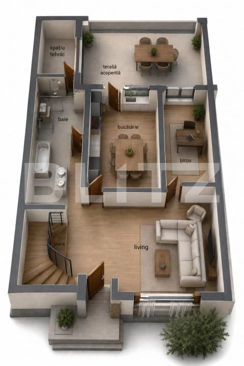 Casa de vânzare 4 camere Nord - 205535CV | BLITZ Craiova | Poza7