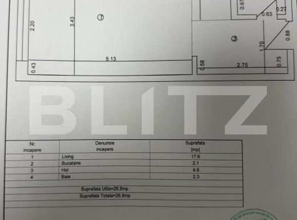 Garsonieră de vânzare Central - 207398AV | BLITZ Craiova | Poza7