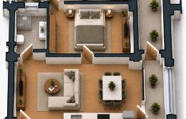 Apartament 2 camere open space Preajba - 0% comision la cumparare