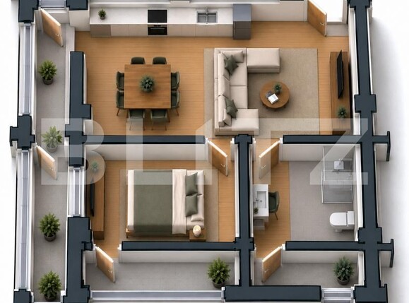 Apartament de vânzare 2 camere Preajba - 207802AV | BLITZ Craiova | Poza1