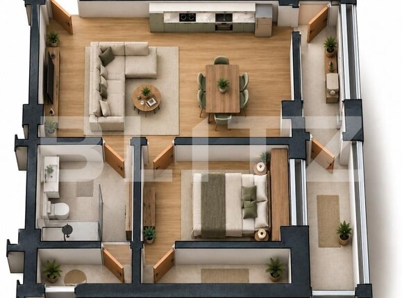 Apartament de vânzare 2 camere Preajba - 207840AV | BLITZ Craiova | Poza1