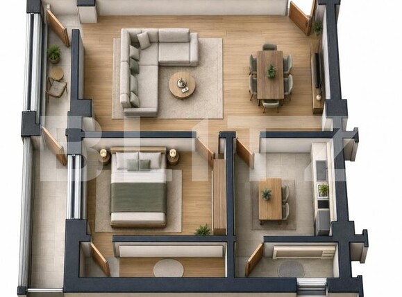 Apartament de vânzare 2 camere Preajba - 207866AV | BLITZ Craiova | Poza2
