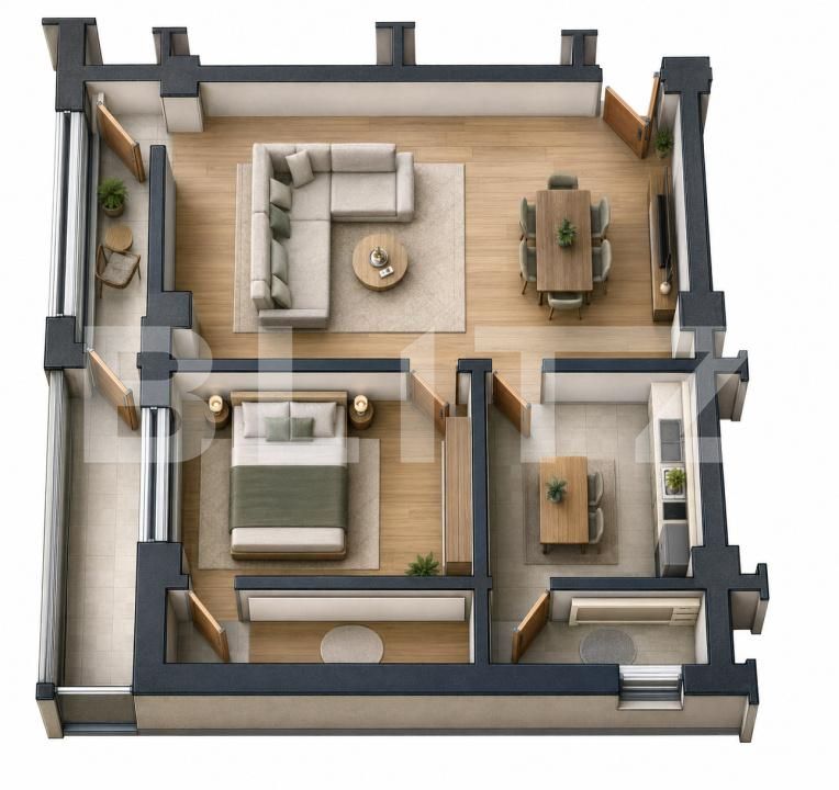 Apartament de vânzare 2 camere Preajba - 207866AV | BLITZ Craiova | Poza2