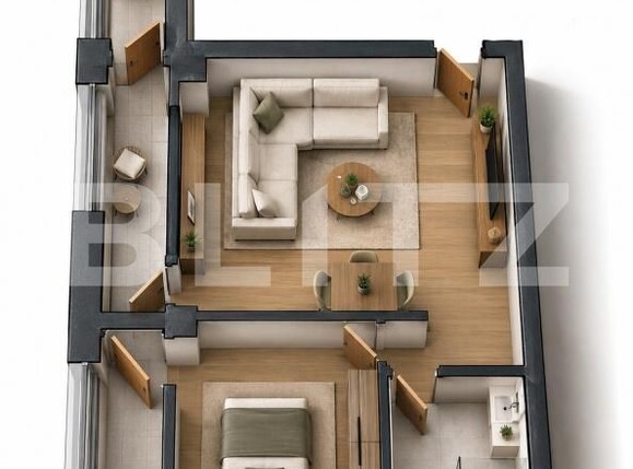 Apartament de vânzare 2 camere Preajba - 207869AV | BLITZ Craiova | Poza2