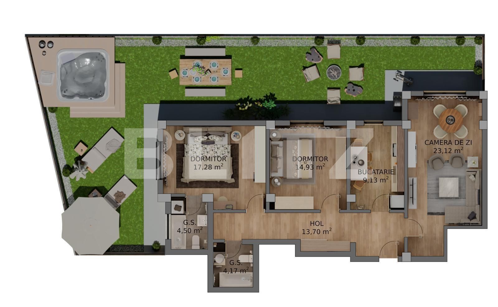 Apartament de vânzare 3 camere Veteranilor - 68114AV | BLITZ Craiova | Poza1