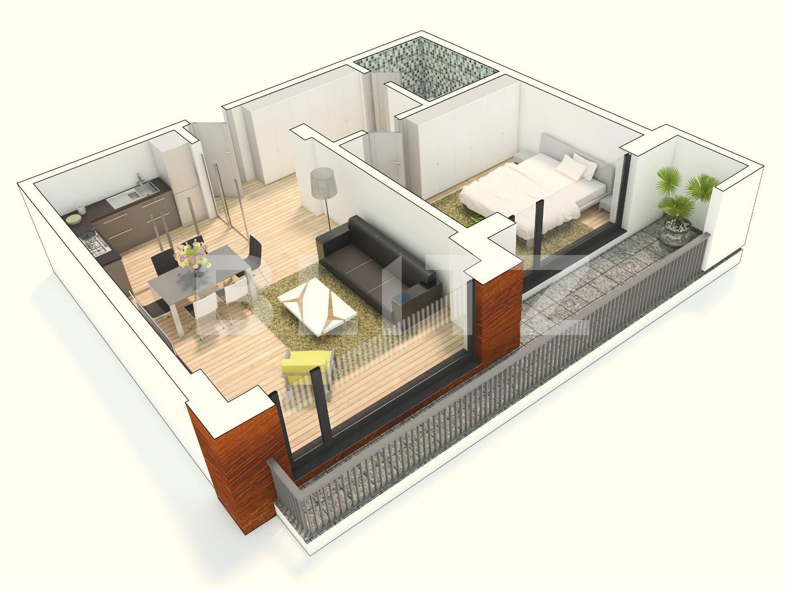 Apartament de vânzare 2 camere George Enescu - 68174AV | BLITZ Craiova | Poza1