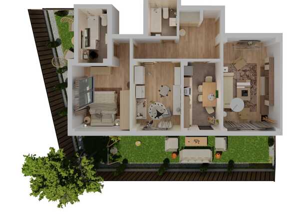 Apartament de vânzare 3 camere Veteranilor - 68193AV | BLITZ Craiova | Poza1